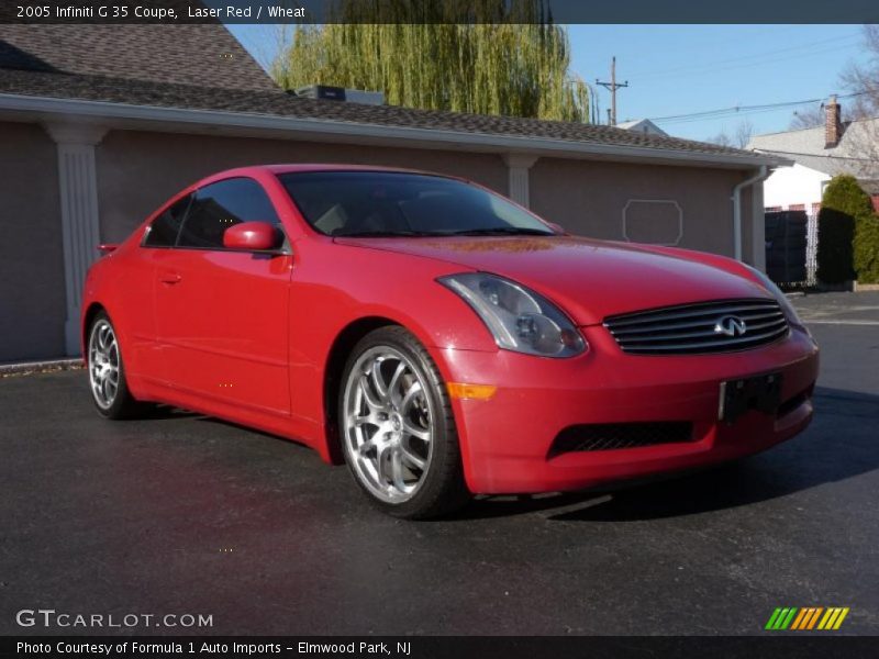 Laser Red / Wheat 2005 Infiniti G 35 Coupe