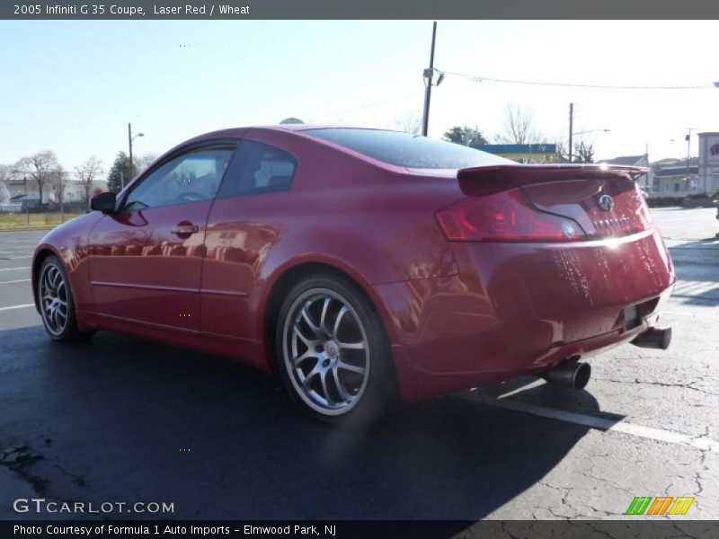 Laser Red / Wheat 2005 Infiniti G 35 Coupe