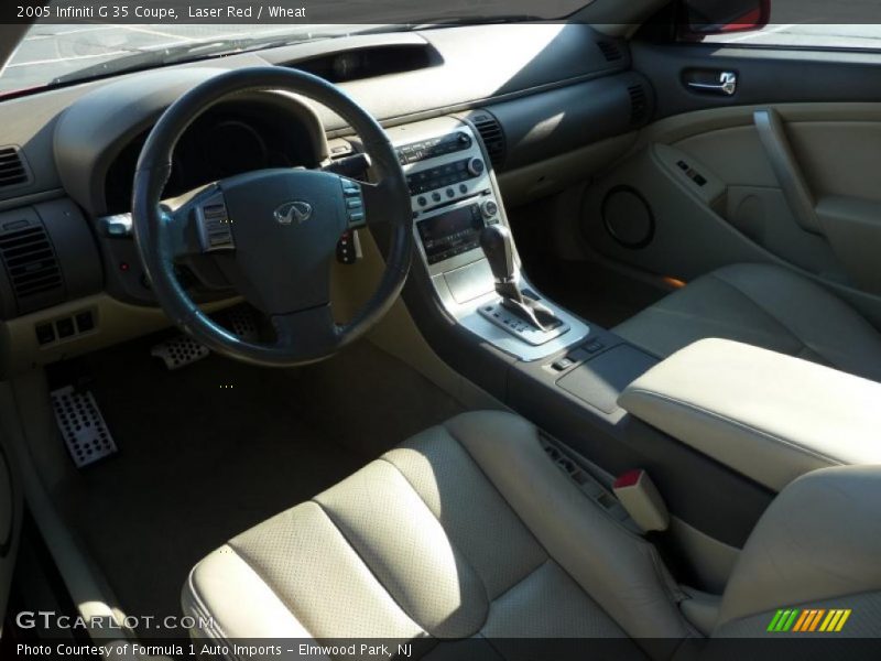 Laser Red / Wheat 2005 Infiniti G 35 Coupe