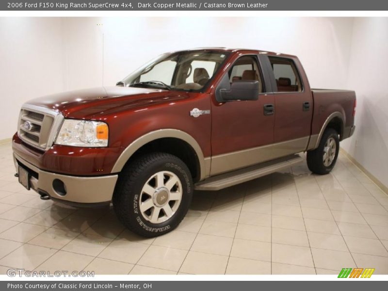 Dark Copper Metallic / Castano Brown Leather 2006 Ford F150 King Ranch SuperCrew 4x4