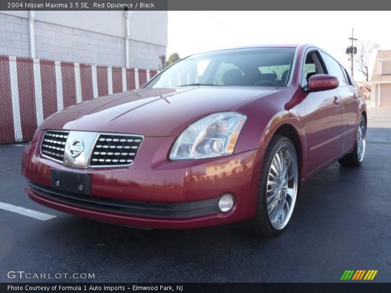 Red Opulence / Black 2004 Nissan Maxima 3.5 SE