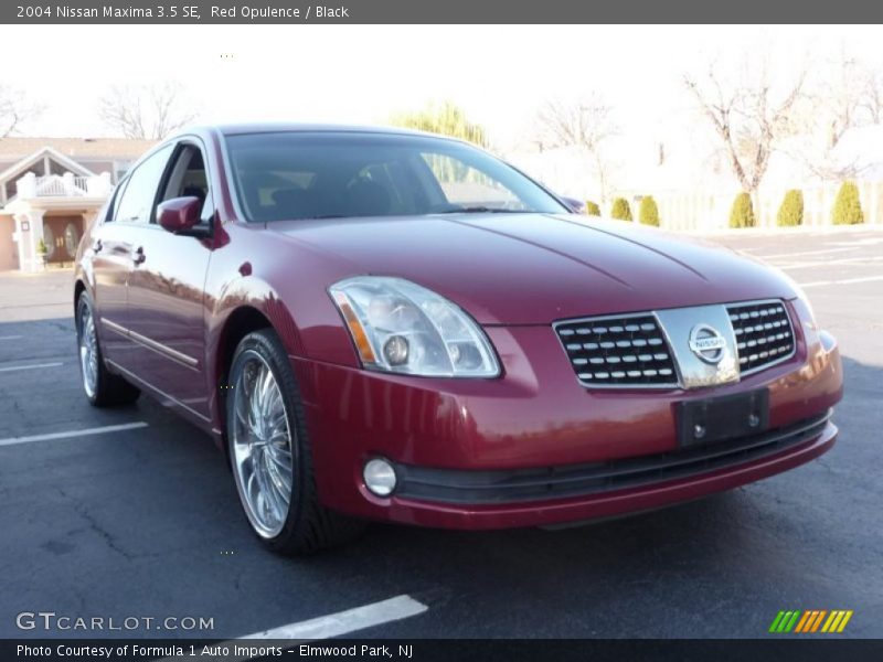 Red Opulence / Black 2004 Nissan Maxima 3.5 SE