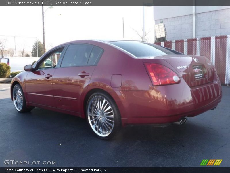 Red Opulence / Black 2004 Nissan Maxima 3.5 SE