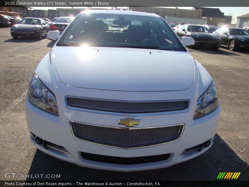 Summit White / Ebony 2010 Chevrolet Malibu LTZ Sedan