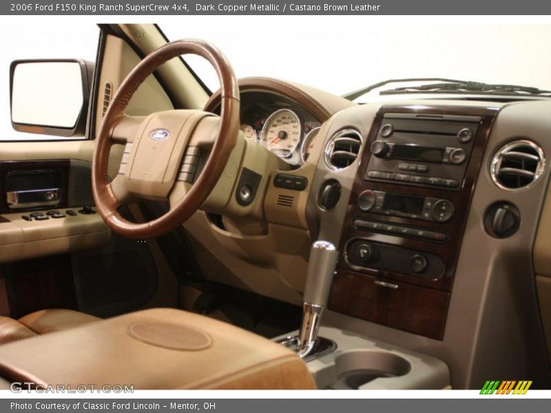 Dark Copper Metallic / Castano Brown Leather 2006 Ford F150 King Ranch SuperCrew 4x4