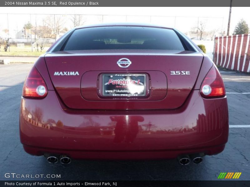 Red Opulence / Black 2004 Nissan Maxima 3.5 SE
