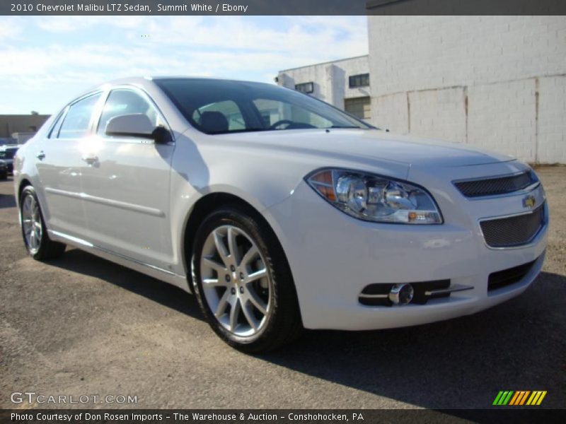 Summit White / Ebony 2010 Chevrolet Malibu LTZ Sedan