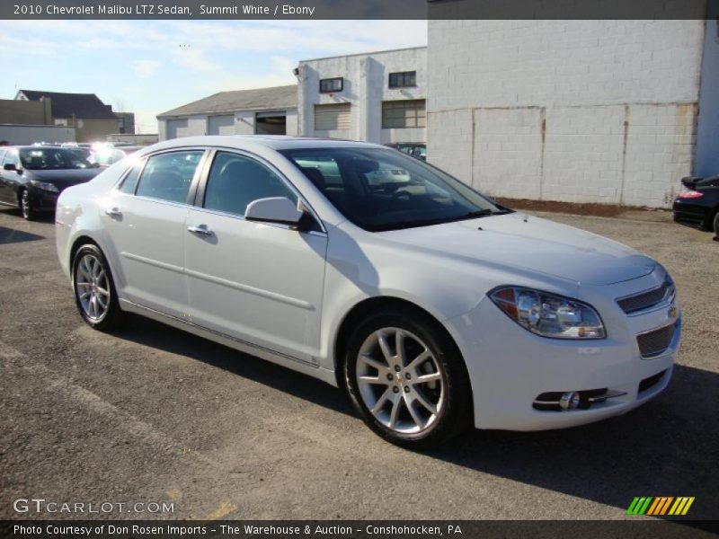 Summit White / Ebony 2010 Chevrolet Malibu LTZ Sedan