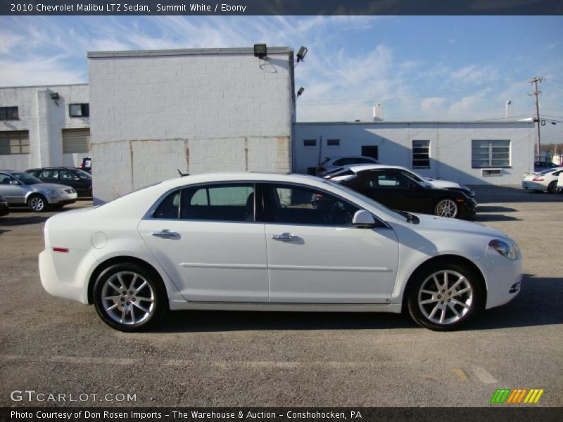 Summit White / Ebony 2010 Chevrolet Malibu LTZ Sedan