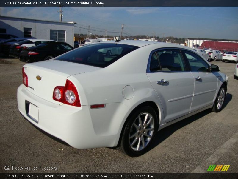 Summit White / Ebony 2010 Chevrolet Malibu LTZ Sedan