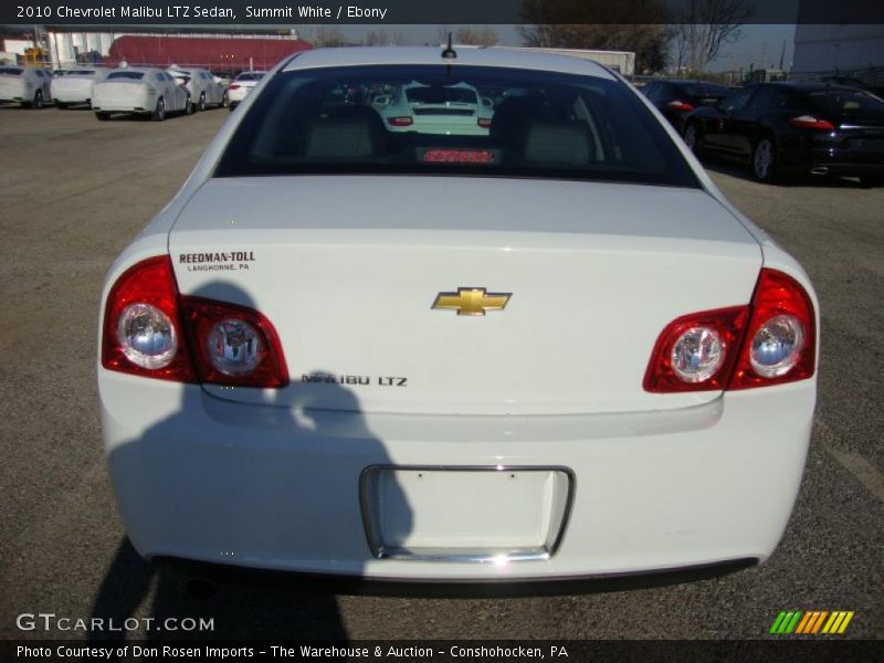 Summit White / Ebony 2010 Chevrolet Malibu LTZ Sedan