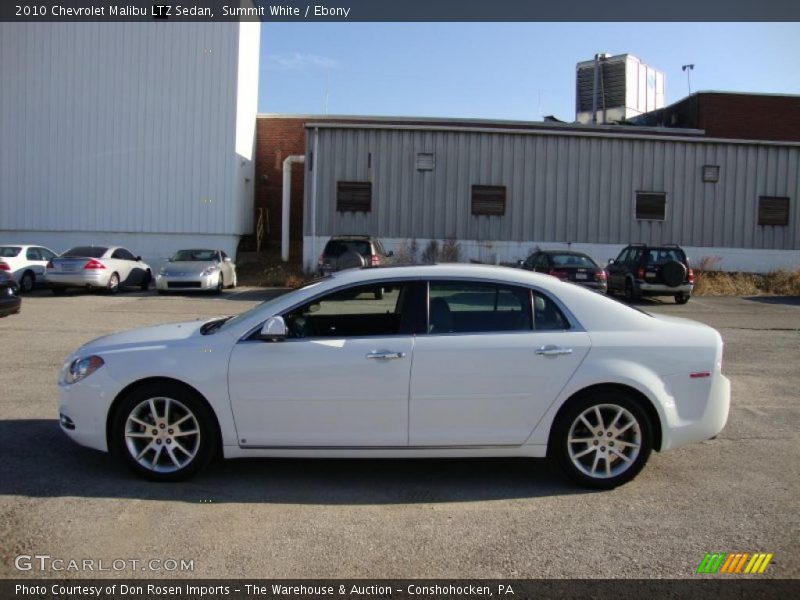 Summit White / Ebony 2010 Chevrolet Malibu LTZ Sedan