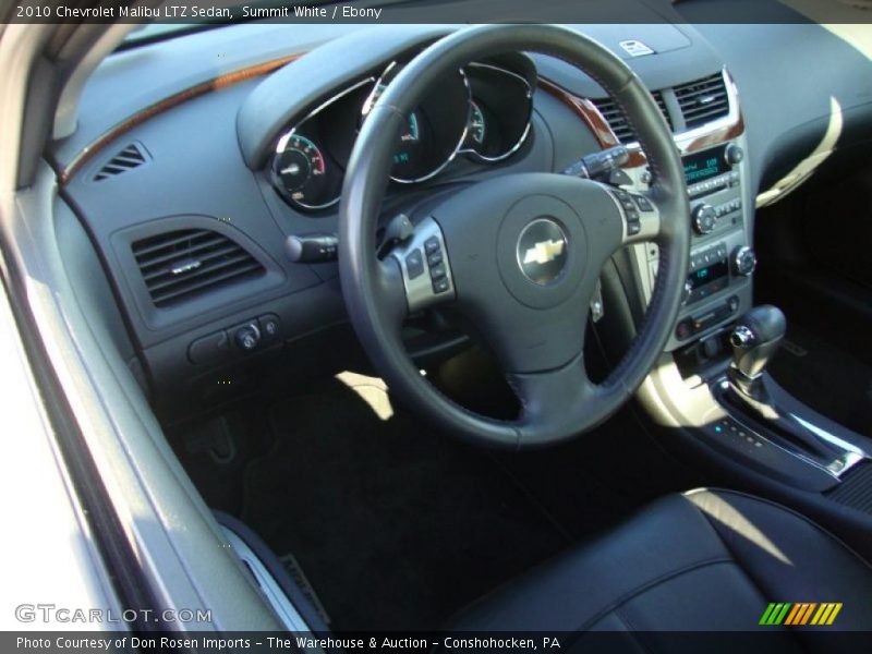 Summit White / Ebony 2010 Chevrolet Malibu LTZ Sedan