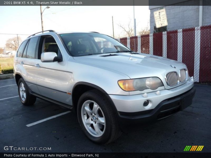 Titanium Silver Metallic / Black 2001 BMW X5 4.4i