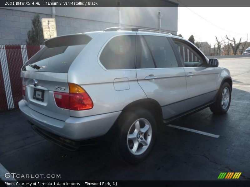 Titanium Silver Metallic / Black 2001 BMW X5 4.4i