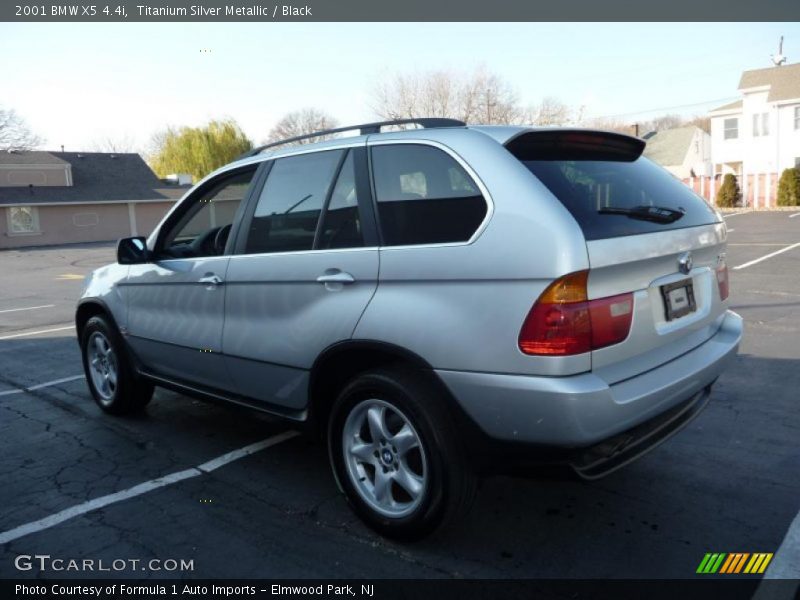 Titanium Silver Metallic / Black 2001 BMW X5 4.4i
