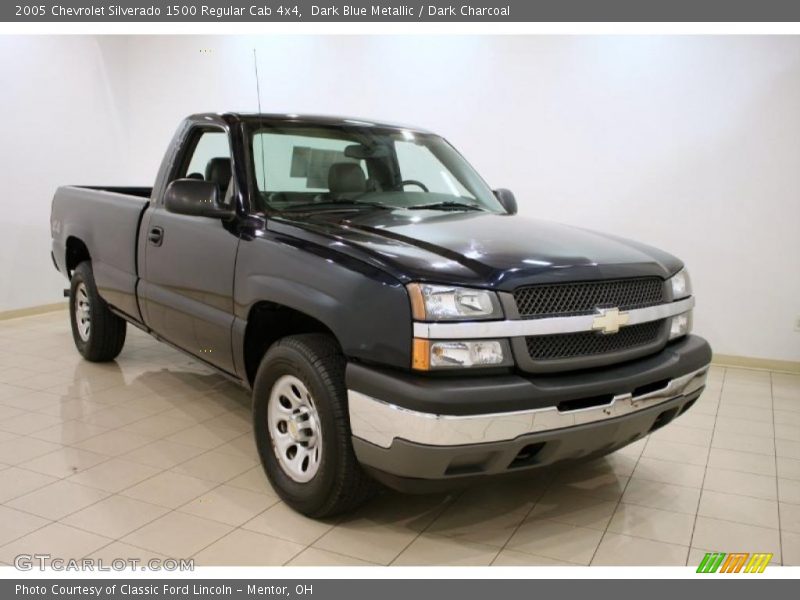 Dark Blue Metallic / Dark Charcoal 2005 Chevrolet Silverado 1500 Regular Cab 4x4