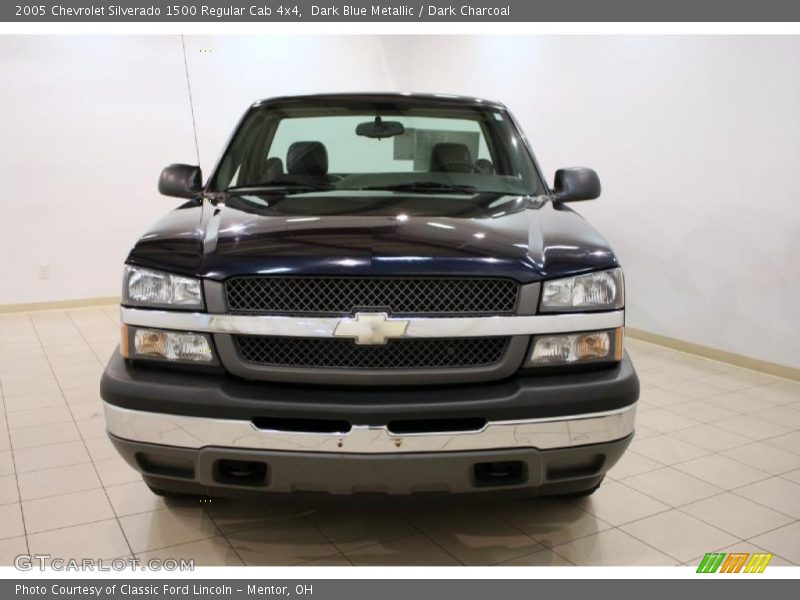 Dark Blue Metallic / Dark Charcoal 2005 Chevrolet Silverado 1500 Regular Cab 4x4