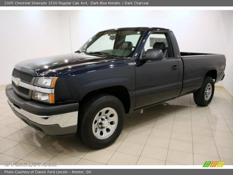 Dark Blue Metallic / Dark Charcoal 2005 Chevrolet Silverado 1500 Regular Cab 4x4