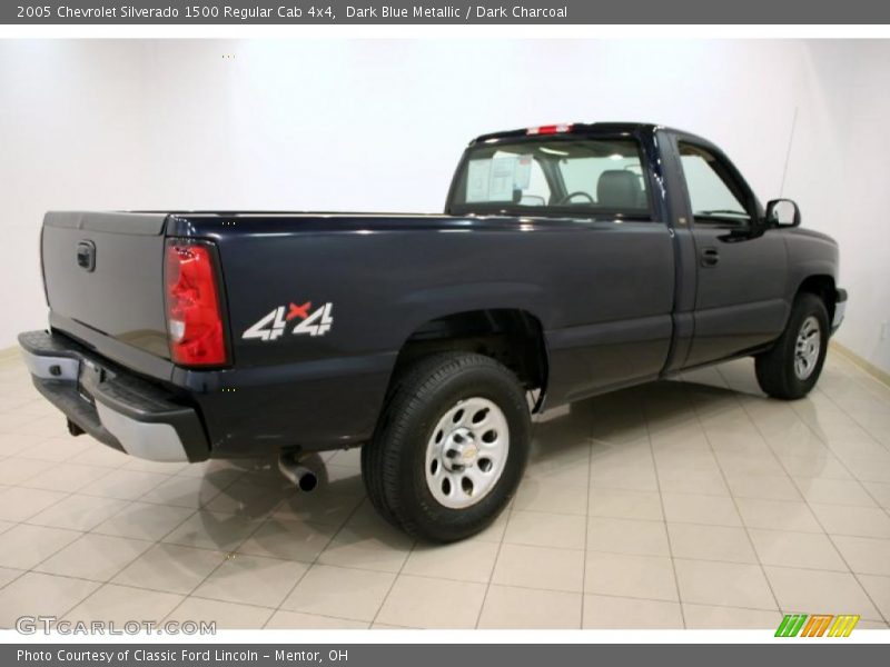 Dark Blue Metallic / Dark Charcoal 2005 Chevrolet Silverado 1500 Regular Cab 4x4