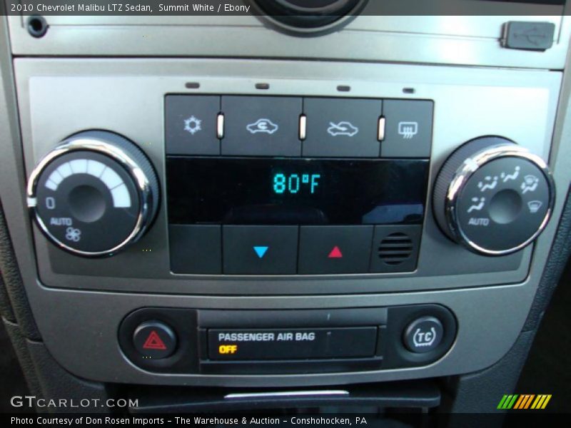 Summit White / Ebony 2010 Chevrolet Malibu LTZ Sedan