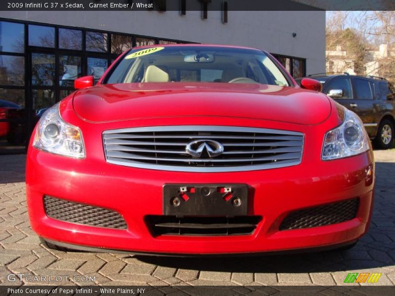 Garnet Ember / Wheat 2009 Infiniti G 37 x Sedan