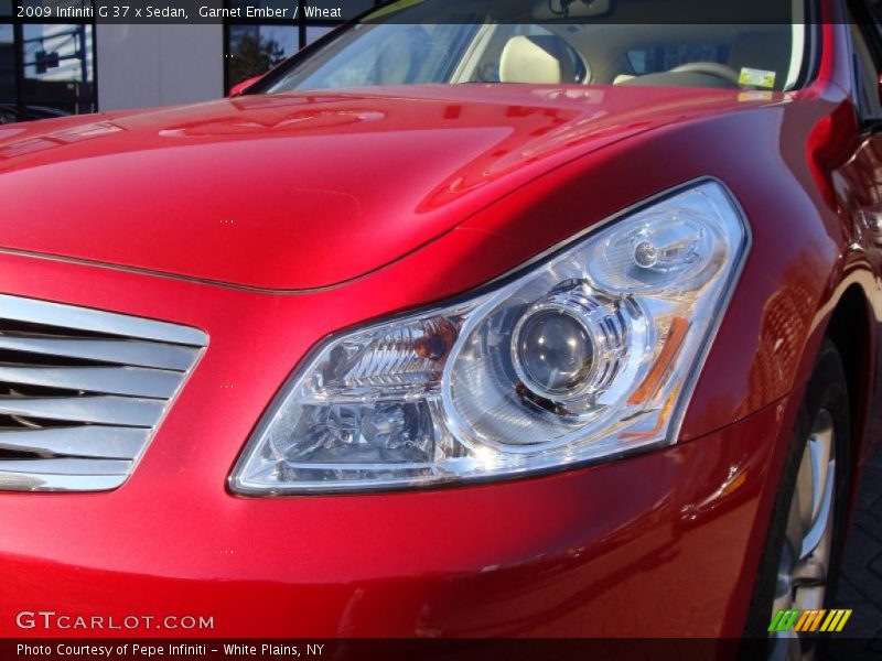 Garnet Ember / Wheat 2009 Infiniti G 37 x Sedan