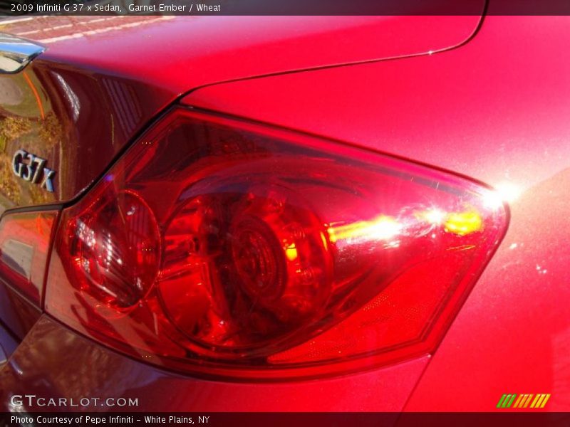 Garnet Ember / Wheat 2009 Infiniti G 37 x Sedan