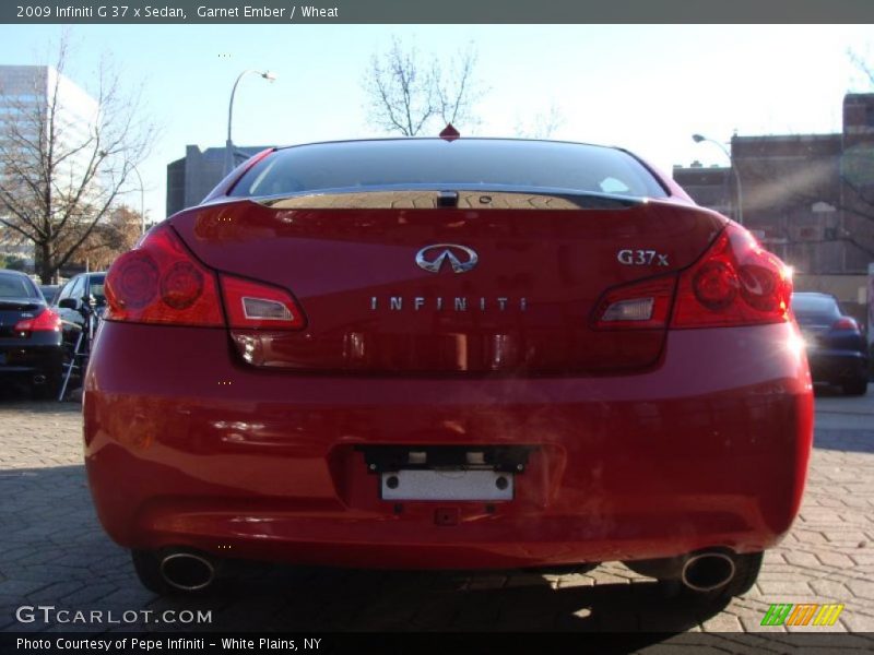 Garnet Ember / Wheat 2009 Infiniti G 37 x Sedan