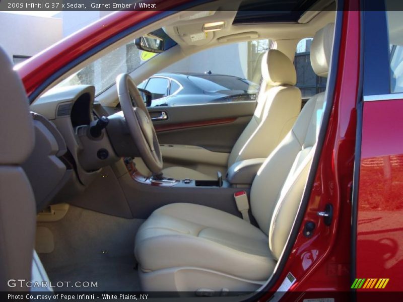 Garnet Ember / Wheat 2009 Infiniti G 37 x Sedan