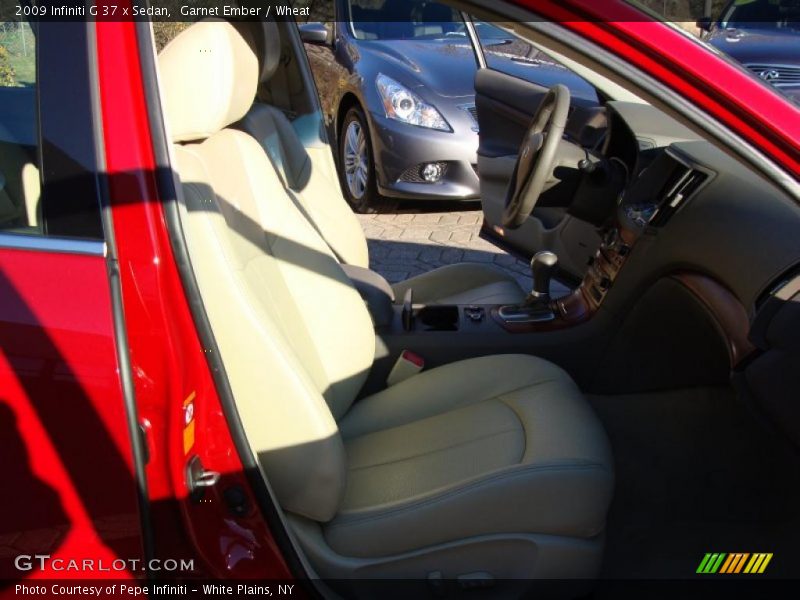 Garnet Ember / Wheat 2009 Infiniti G 37 x Sedan