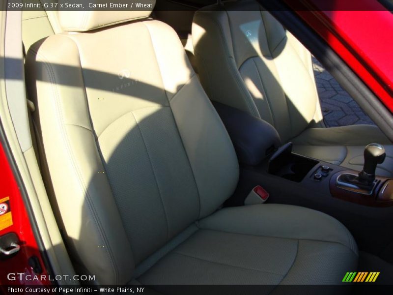 Garnet Ember / Wheat 2009 Infiniti G 37 x Sedan