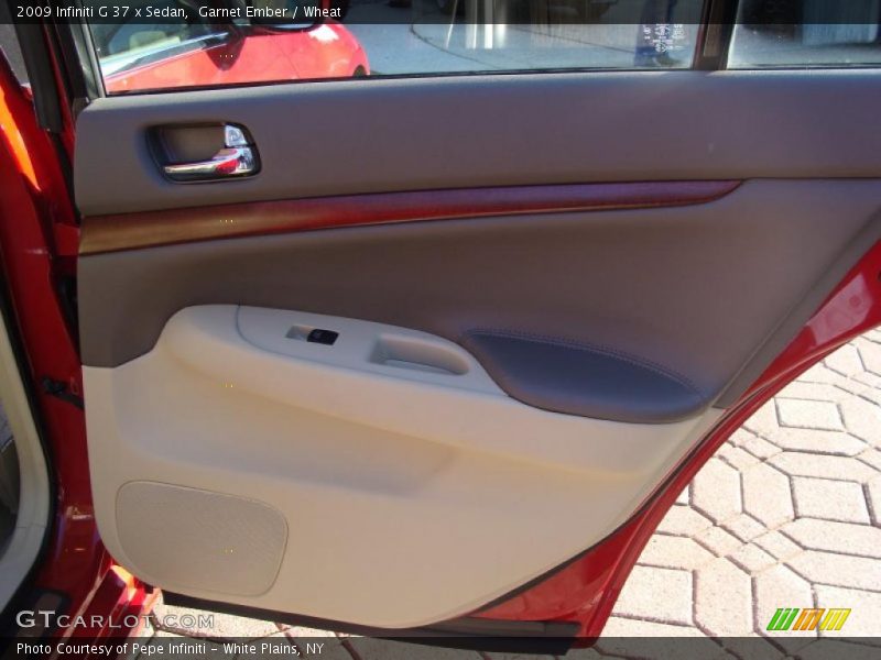 Garnet Ember / Wheat 2009 Infiniti G 37 x Sedan