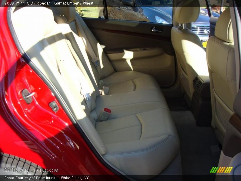 Garnet Ember / Wheat 2009 Infiniti G 37 x Sedan