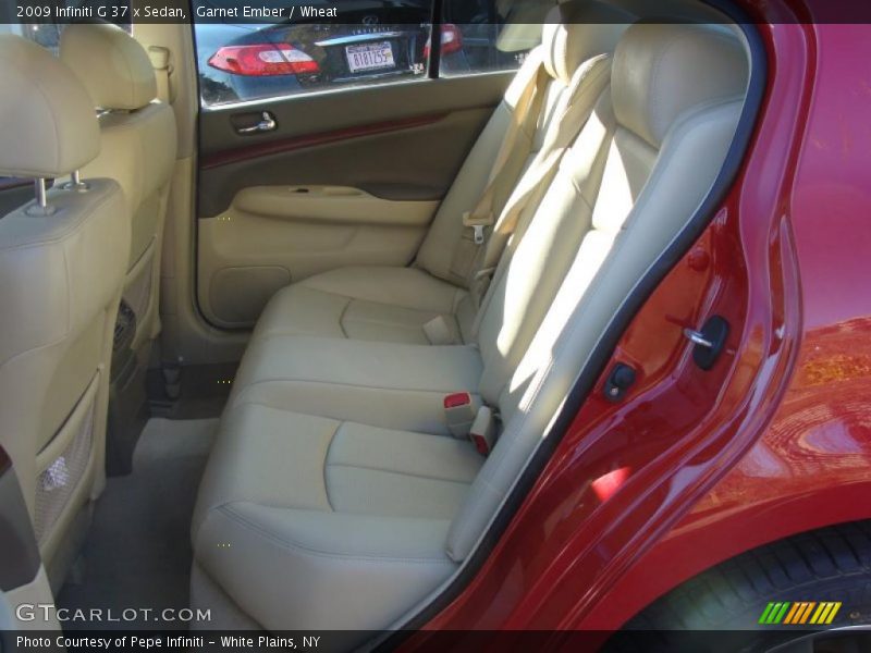 Garnet Ember / Wheat 2009 Infiniti G 37 x Sedan