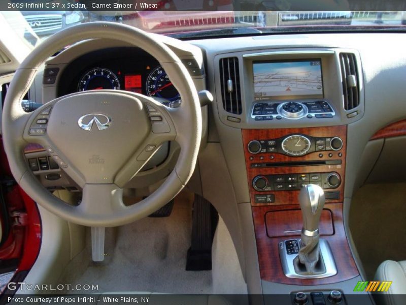 Garnet Ember / Wheat 2009 Infiniti G 37 x Sedan