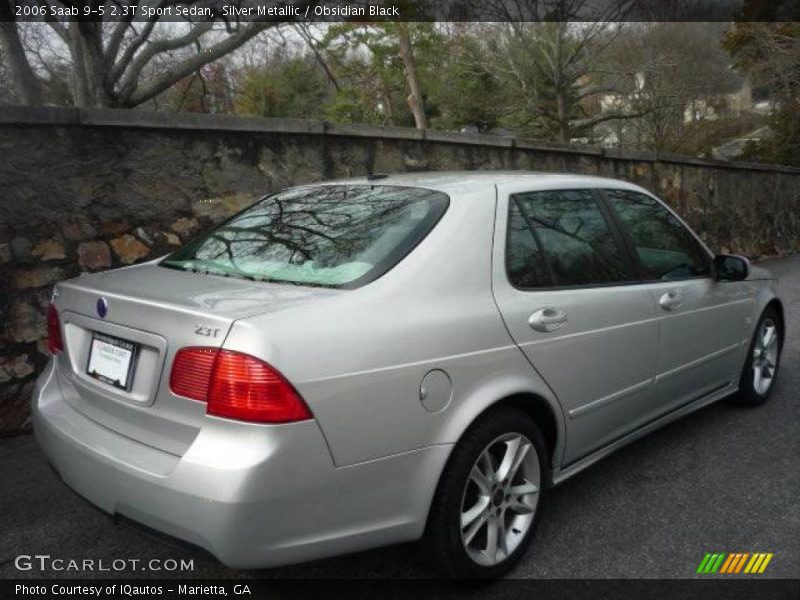 Silver Metallic / Obsidian Black 2006 Saab 9-5 2.3T Sport Sedan