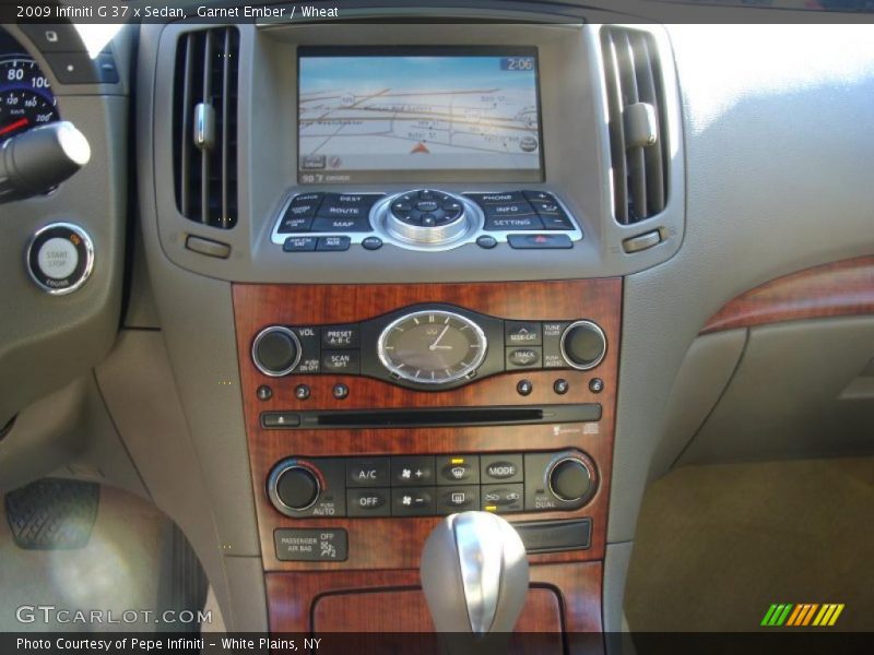 Garnet Ember / Wheat 2009 Infiniti G 37 x Sedan
