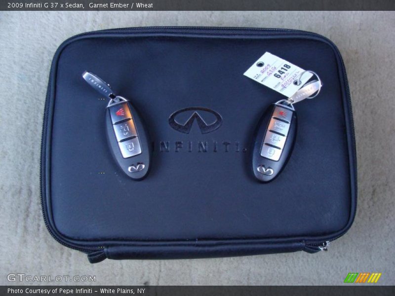 Garnet Ember / Wheat 2009 Infiniti G 37 x Sedan