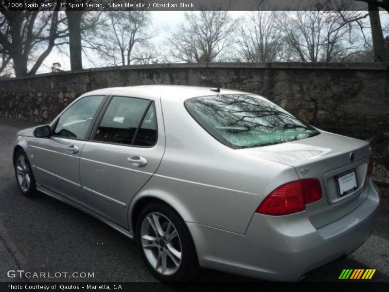 Silver Metallic / Obsidian Black 2006 Saab 9-5 2.3T Sport Sedan