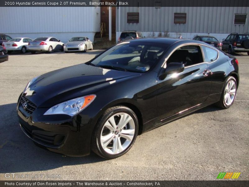 Front 3/4 View of 2010 Genesis Coupe 2.0T Premium