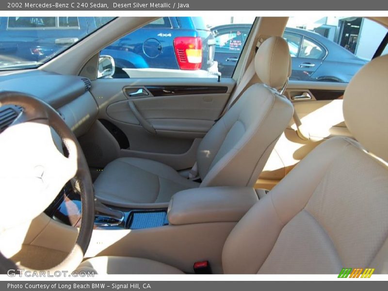 Desert Silver Metallic / Java 2002 Mercedes-Benz C 240 Sedan