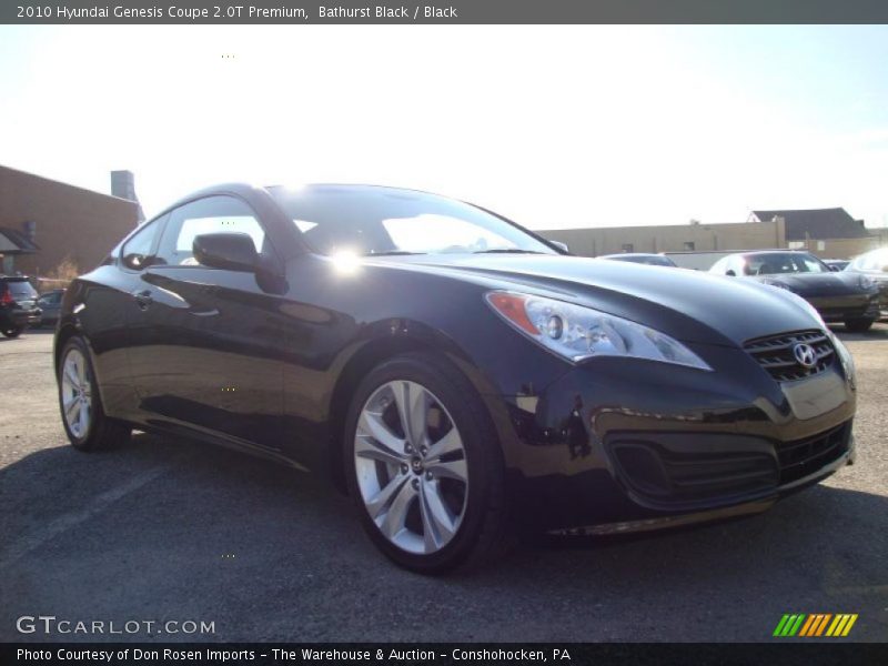 Bathurst Black / Black 2010 Hyundai Genesis Coupe 2.0T Premium