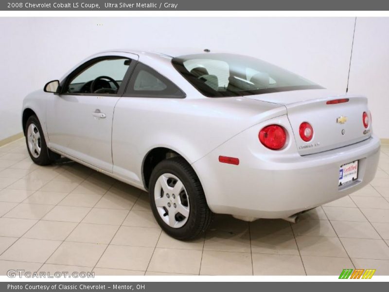 Ultra Silver Metallic / Gray 2008 Chevrolet Cobalt LS Coupe