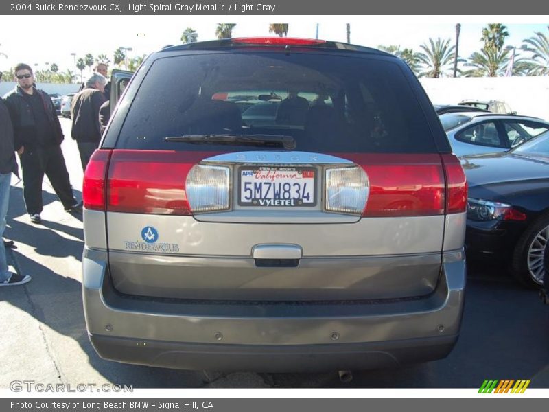Light Spiral Gray Metallic / Light Gray 2004 Buick Rendezvous CX