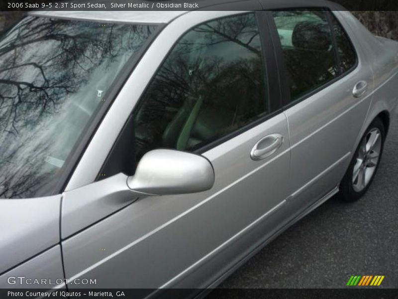 Silver Metallic / Obsidian Black 2006 Saab 9-5 2.3T Sport Sedan