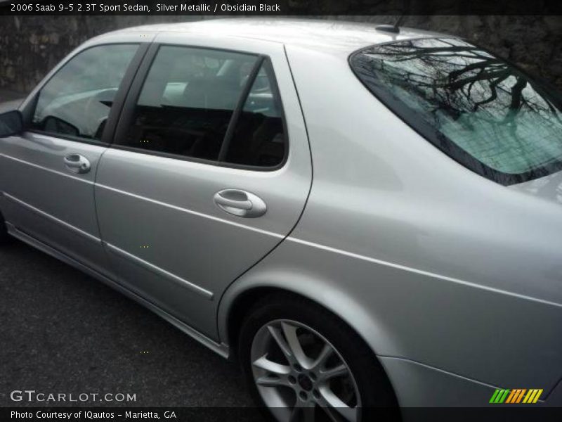 Silver Metallic / Obsidian Black 2006 Saab 9-5 2.3T Sport Sedan