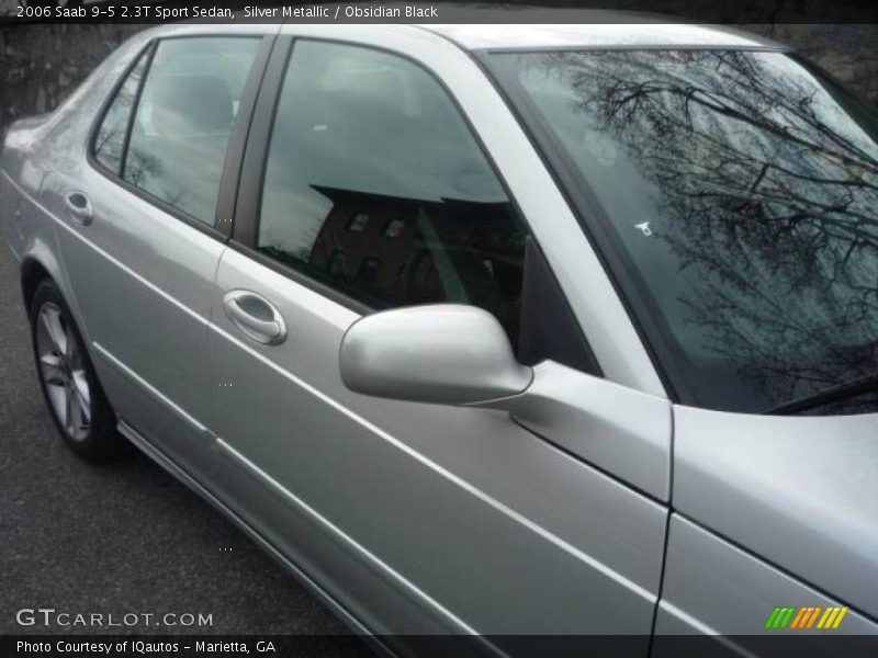 Silver Metallic / Obsidian Black 2006 Saab 9-5 2.3T Sport Sedan