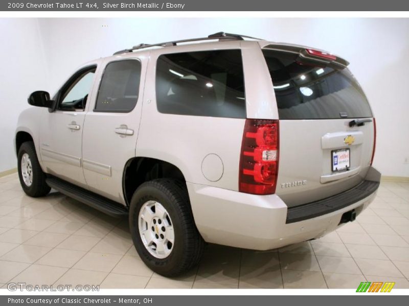 Silver Birch Metallic / Ebony 2009 Chevrolet Tahoe LT 4x4