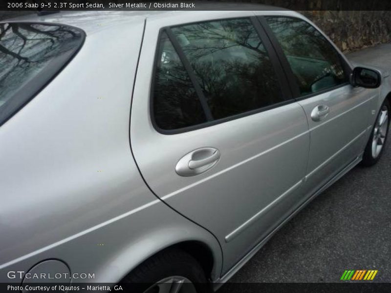 Silver Metallic / Obsidian Black 2006 Saab 9-5 2.3T Sport Sedan